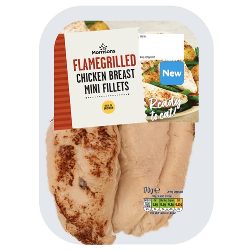 Morrisons Ready To Eat Cooked Chicken Breast Mini Fillets 