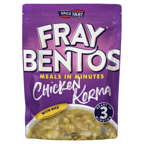 Fray Bentos Meals In Minutes Chicken Korma 