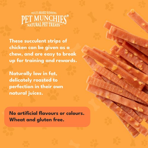 Pet Munchies Chicken & Cheese Dog Treats 100g thumbnail 3