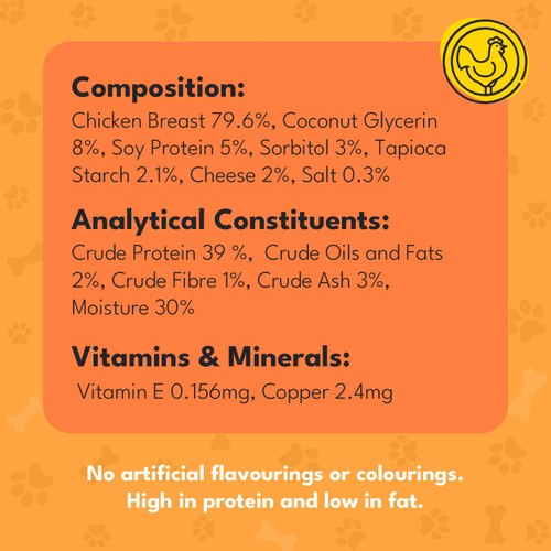 Pet Munchies Chicken & Cheese Dog Treats 100g thumbnail 5