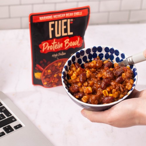 FUEL10K High Protein Mexican Bean Chilli Microwave Ready Meal 220g thumbnail 3