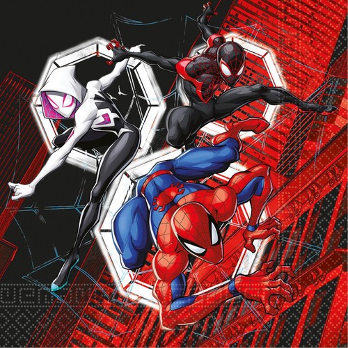 Procos Spiderman World Of Webs Paper Napkins 20 Pack