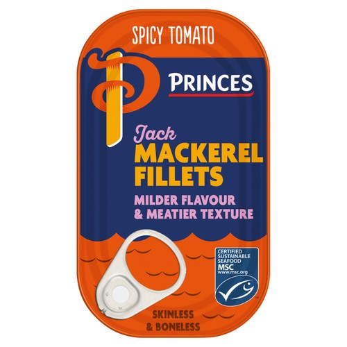 Princes Msc Jack Mackerel In Spicy Tomato 