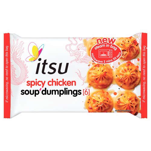 Itsu Spicy Chicken Soup Dumplings 168g