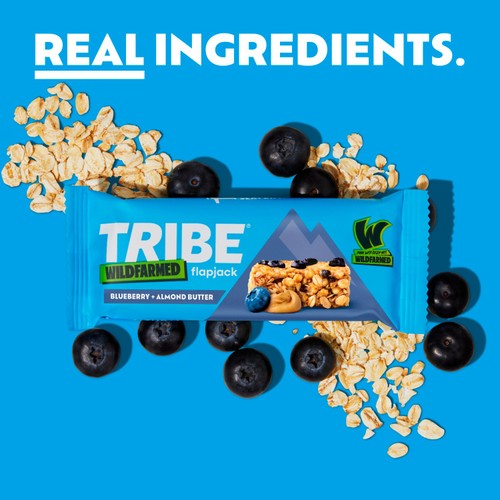 Tribe Wildfarmed Blueberry & Almond Flapjacks  thumbnail 5