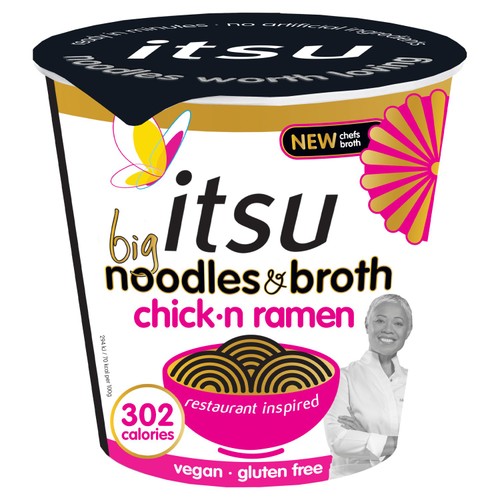 Itsu BIG Chick-n Ramen Instant Noodles & Broth Pot 93g