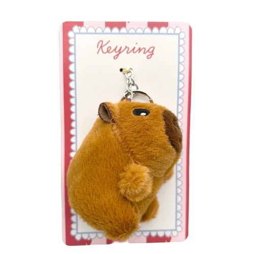 Morrisons Valentine's Capybara Plush Keyring