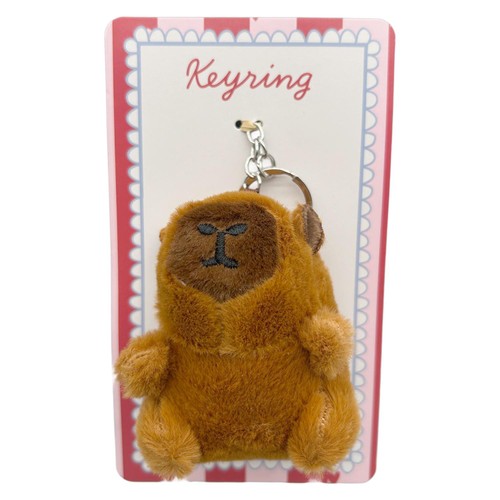 Morrisons Valentine's Capybara Plush Keyring thumbnail 2
