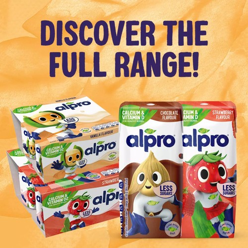Alpro Kids Vanilla Soya Dairy Free Yoghurt Alternatives 4x115g thumbnail 6
