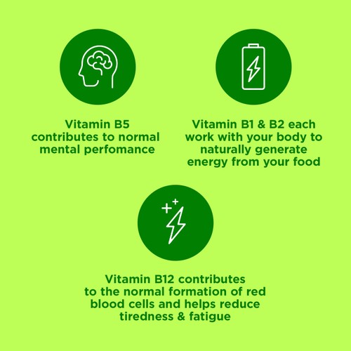 Berocca Energy Release Mixed Berries Flavour 15 Effervescent Tablets thumbnail 2
