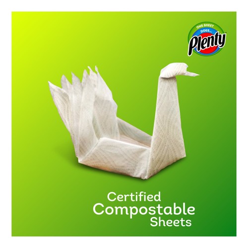 Plenty Original Kitchen Roll 8 Rolls thumbnail 5