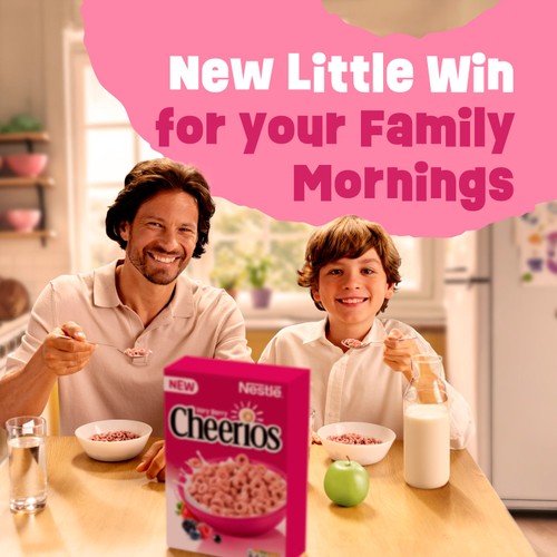 Nestle Cheerios Very Berry Multigrain Breakfast Cereal thumbnail 2