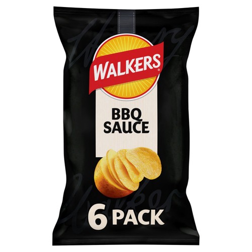 Walkers Crisps BBQ Sauce 6x25g thumbnail 2