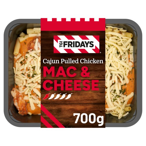 TGI Fridays Cajun Pulled Chicken Mac & Cheese 700g
