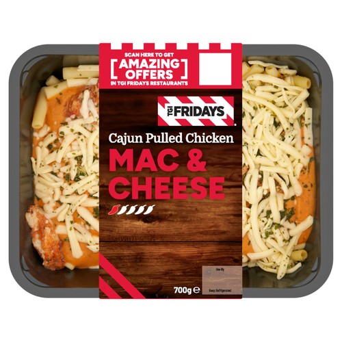 TGI Fridays Cajun Pulled Chicken Mac & Cheese 700g thumbnail 2