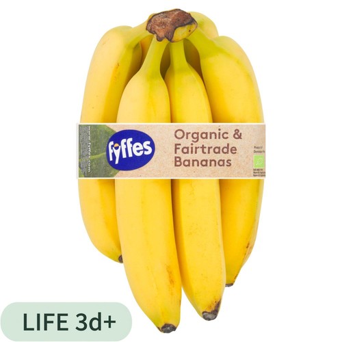 Fyffes Organic Fairtrade Bananas 6 Pack