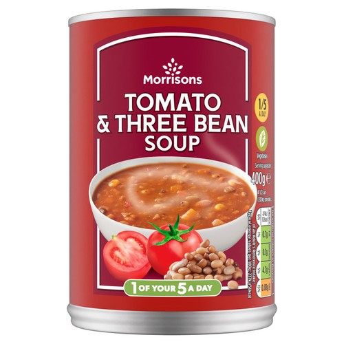 Morrisons Tomato & 3 Bean Soup 