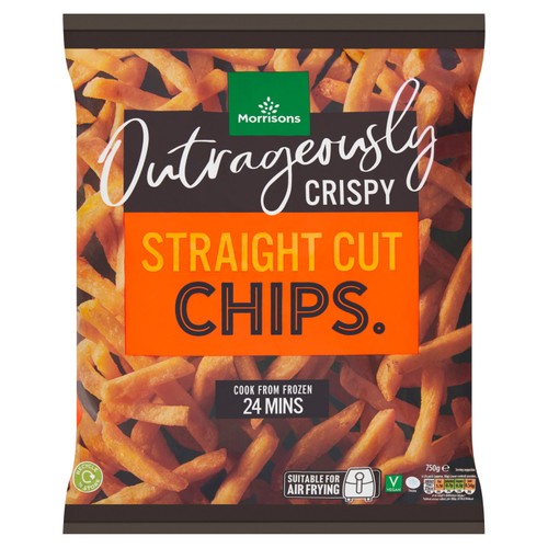 Morrisons Outrageously Crispy Straight Cut Chips 