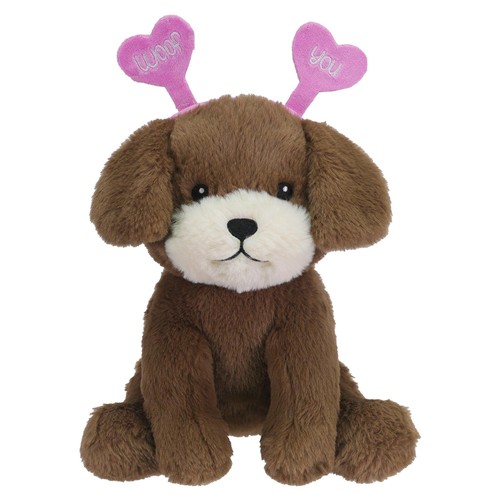 Morrisons Mother's Day Plush Dog With Boppers