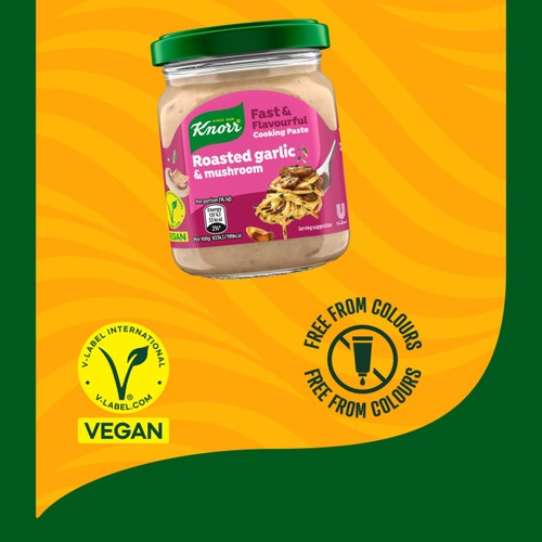 Knorr Roasted Garlic & Mushroom Cooking Paste 165g thumbnail 2