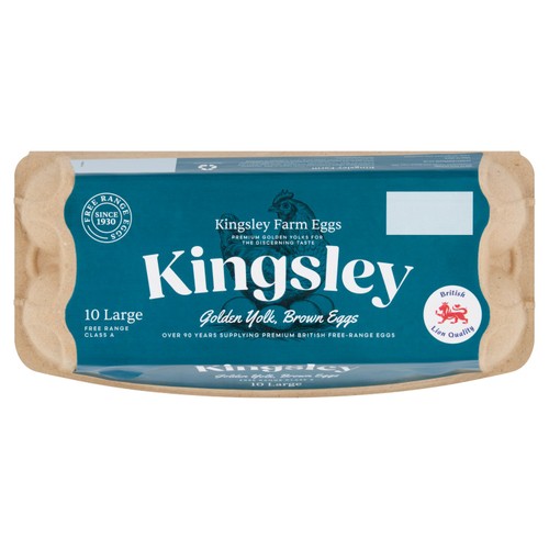 Kingsley Eggs 10 Large Brown Free Range Eggs