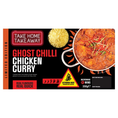 Take Home Takeaway Limited Edition Ghost Chilli Chicken Curry 350g