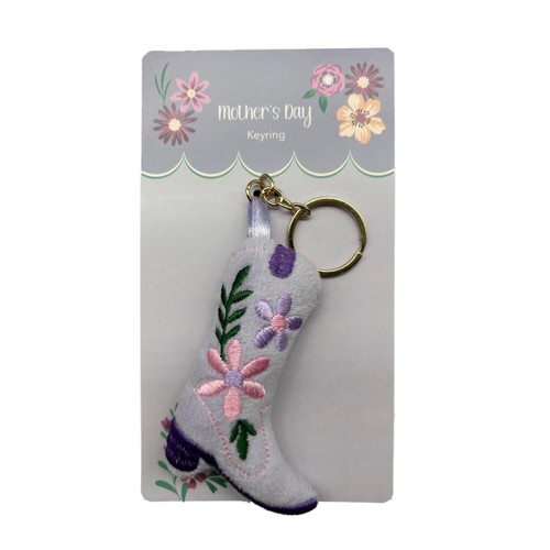Morrisons Mother's Day Plush Cowboy Boot Keyring