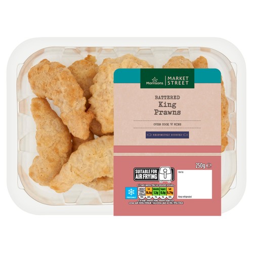 Morrisons Market Street Battered King Prawns 