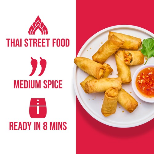 Kitchen Joy 10 Red Curry Spring Rolls 200g thumbnail 2