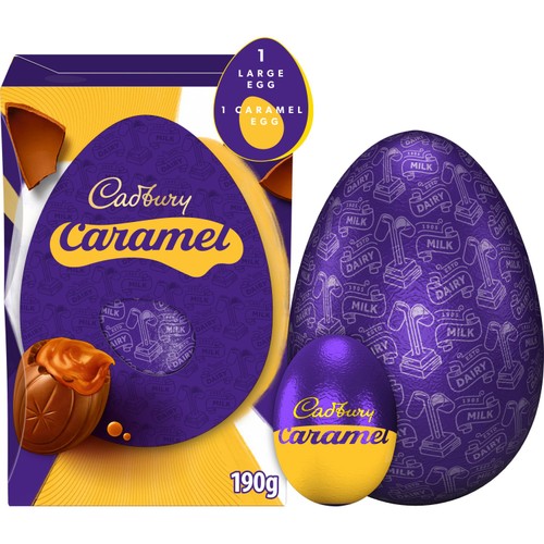Cadbury Caramel Chocolate Easter Egg 190g thumbnail 2