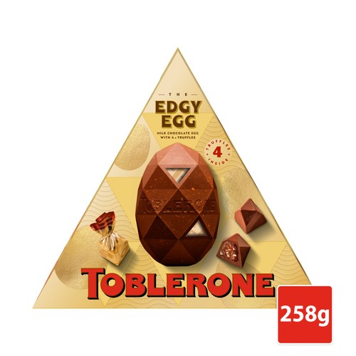 Toblerone The Edgy Egg Milk Chocolate Easter Egg 258g thumbnail 2