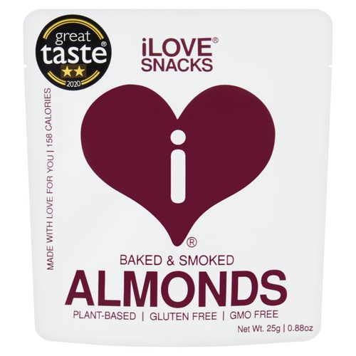 I Love Snacks Baked & Smoked Almonds 