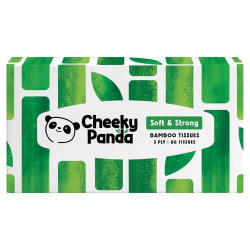 Cheeky Panda Classic Bamboo Tissues (80 Tissues)