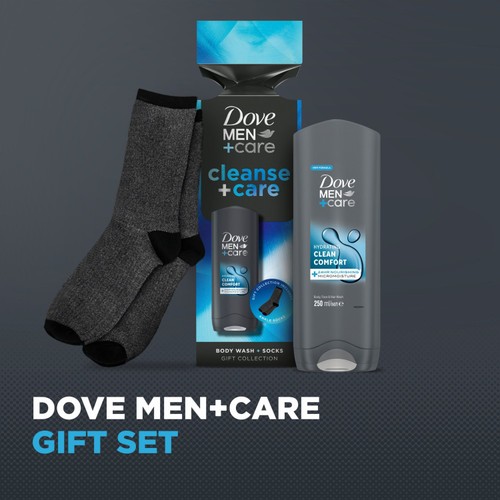 Dove Men Care Cleanse Care Bodywash And Socks Gift Set Cracker thumbnail 3