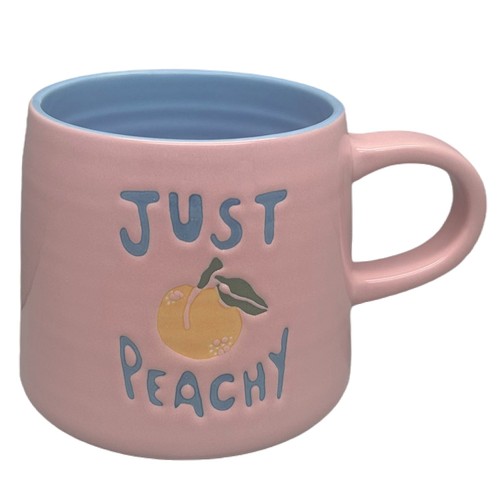 Nutmeg Home Just Peachy Slogan Mug