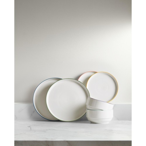 Nutmeg Home Mixed Rim Stackable Coloured Box Set