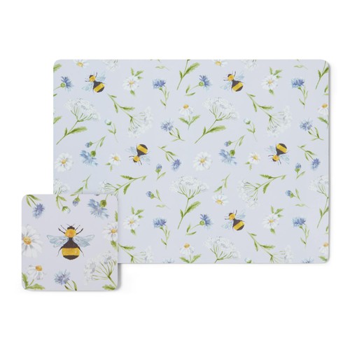 Nutmeg Home Bee Floral Coaster