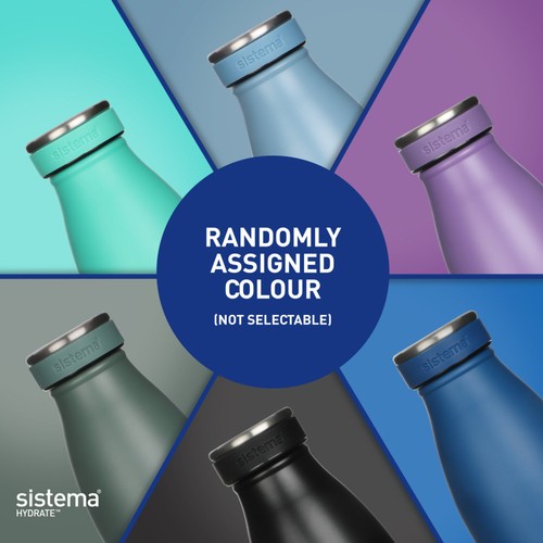 Sistema Hydrate Stainless Steel Water Bottle 500ml thumbnail 3