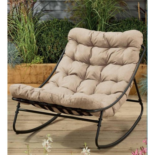 Nutmeg Rocking Cushioned Chair