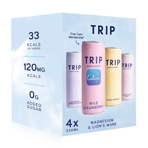 Trip Magnesium & Lion's Mane 4 x 330ml