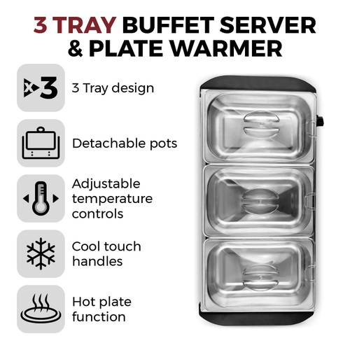 Tower Buffet Server & Plate Warmer thumbnail 3