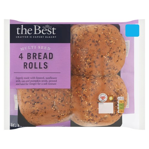 Morrisons The Best Multiseed Rolls  thumbnail 2