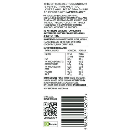 AF Apero Spritz Alcohol Free   250ml thumbnail 2