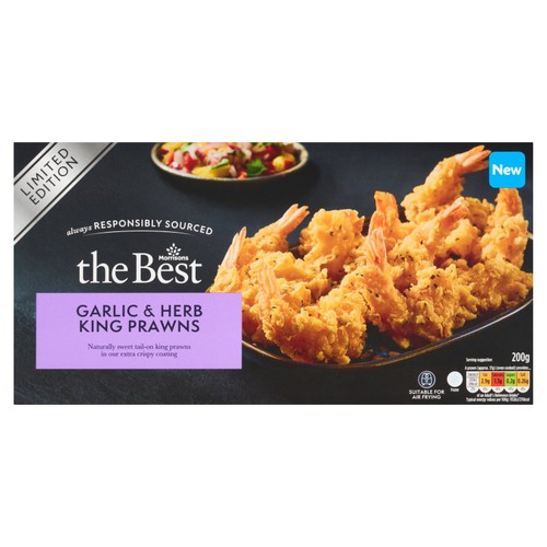 Morrisons The Best Karaage Coated Garlic & Herb Prawns