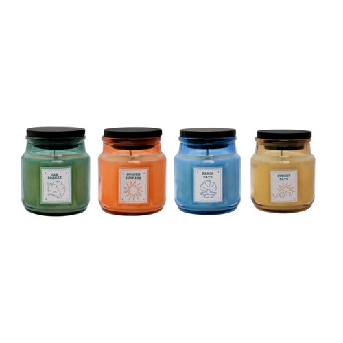Nutmeg Home Mini Jar Candle Coastal Bliss