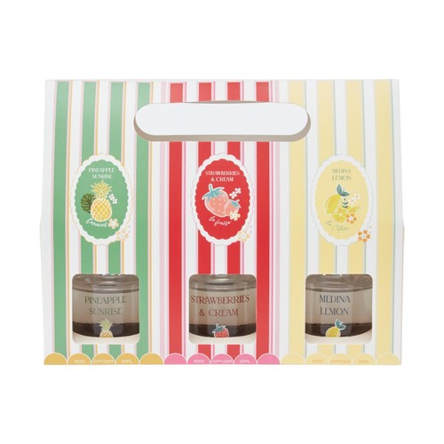 Nutmeg Home Fruits Diffuser Set 