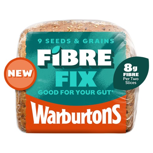 Warburtons Fibre Fix Bread   500g
