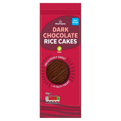 Morrisons Dark Chocolate Rice Cakes 100G thumbnail 2