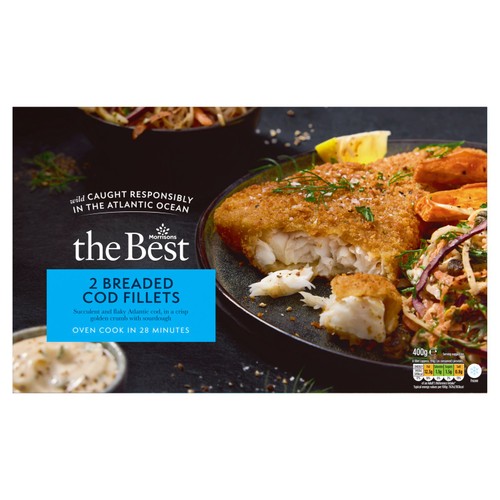 Morrisons The Best Sourdough Breaded Cod 
