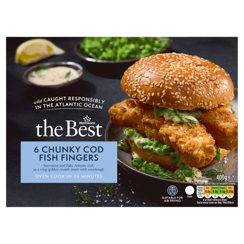 Morrisons The Best Chunky Breaded Cod Fish Fingers